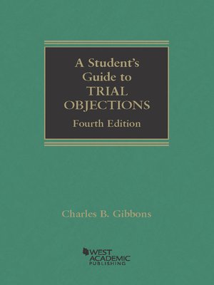 cover image of A Student's Guide to Trial Objections